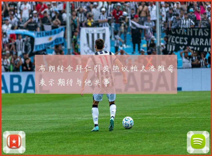布朗转会拜仁引发热议帕夫洛维奇表示期待与他共事